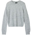 LMTD Bluse - Noos - Strik - NlfLodet - Light Grey Melange/14-040 LMTD Bluse - Noos - Strik - NlfLodet - Light Grey Melange/14-040
