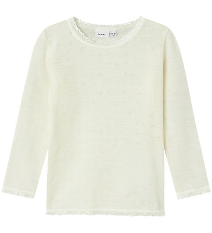 Name It Blouse - Wool - NbfWang - Snow White