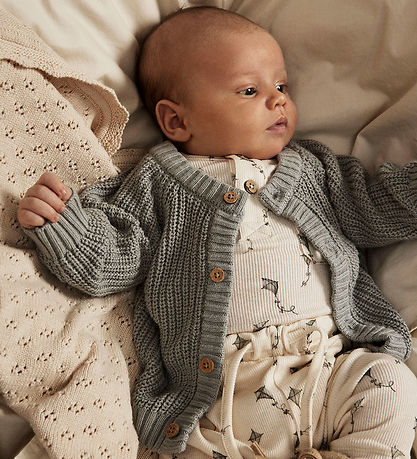 Lil Atelier Cardigan - NbnEmlen - Strik - Limestone Lil Atelier Cardigan - NbnEmlen - Strik - Limestone