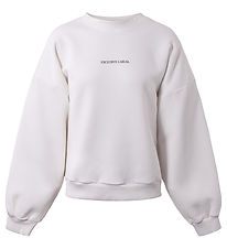Hound Sweatshirt - Bone White m. Print Hound Sweatshirt - Bone White m. Print