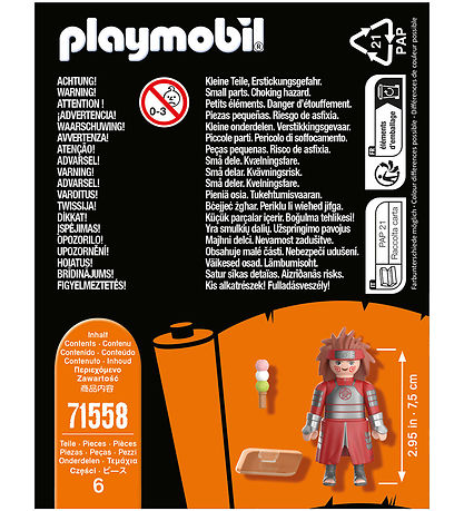 Playmobil Naruto - Choji - 71558 - 6 Dele
