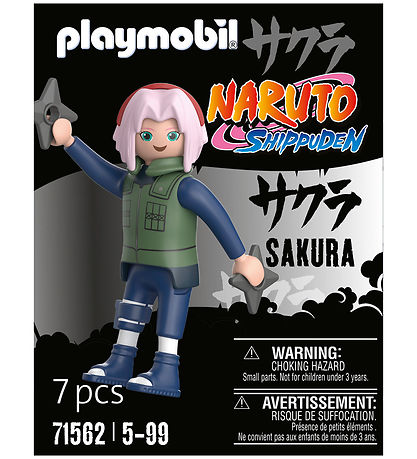 Playmobil Naruto - Sakura - 71562 - 7 Dele