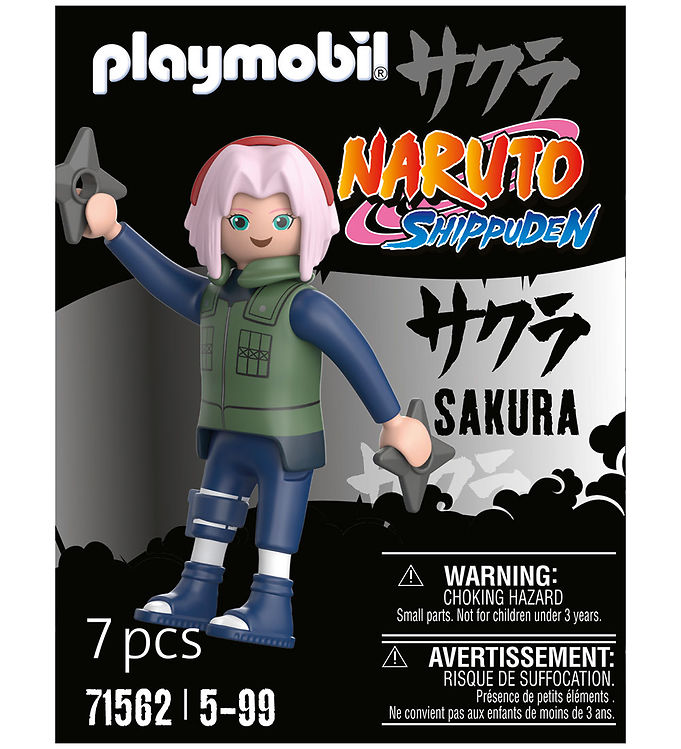 Playmobil Naruto - Sakura - 71562 - 7 Dele