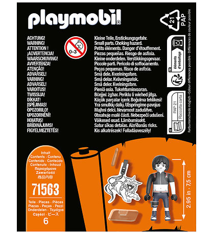 Playmobil Naruto - Sai - 71563 - 6 Dele