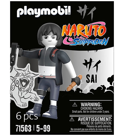 Playmobil Naruto - Sai - 71563 - 6 Dele