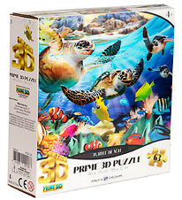 Prime 3D Puzzle Puslespil - 3D - 63 Brikker - Turtle Beach