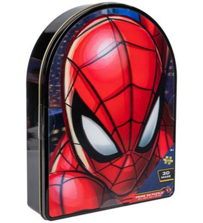 Prime 3D Puzzle Puslespil - 3D - 300 Brikker - Spiderman Tin