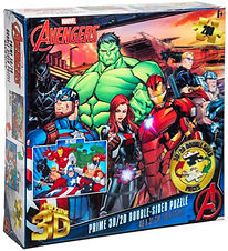 Prime 3D Puzzle Puslespil - 3D/3D - 200 Brikker - Avengers Prime 3D Puzzle Puslespil - 3D/3D - 200 Brikker - Avengers