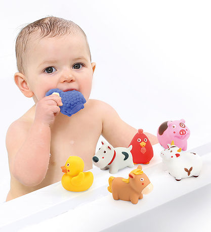 Ludi Badelegetøj - Bondegårdsdyr - 7 stk.