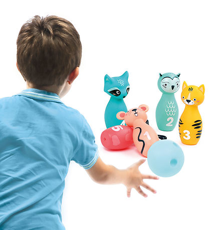 Ludi Bowlingsæt - Dyr - 6 Dele