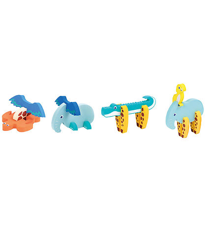 Ludi Vaahtopulmapeli - 3D - 18 Tiilet - Eläimet
