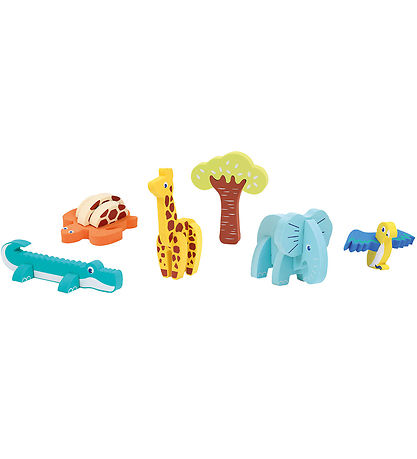 Ludi Vaahtopulmapeli - 3D - 18 Tiilet - Eläimet