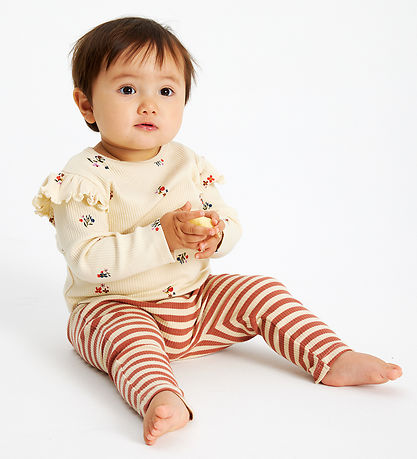 The New Siblings Leggings - Rib - TnsFro - Cedar Wood