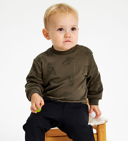 The New Siblings Sweatshirt - TnsLaurent - Ivy Green Dino Aop