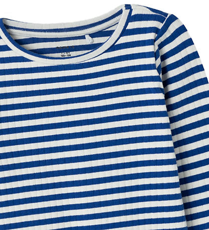 Name It Blouse - NmfSuraja - Rib - Surf The Web/Stripe