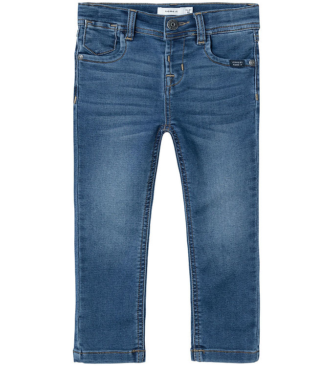 NAME IT Slim Sweat Jeans Silas Dark Blue Denim