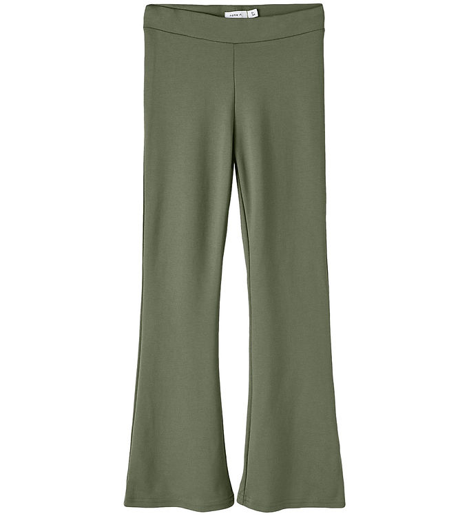 Name It NkfFrikkali Bootcut Bukser - Deep Lichen Green