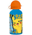 Pokémon - Drikkedunk - 400 ml - Aluminium - Blå/Gul m. Pikachu