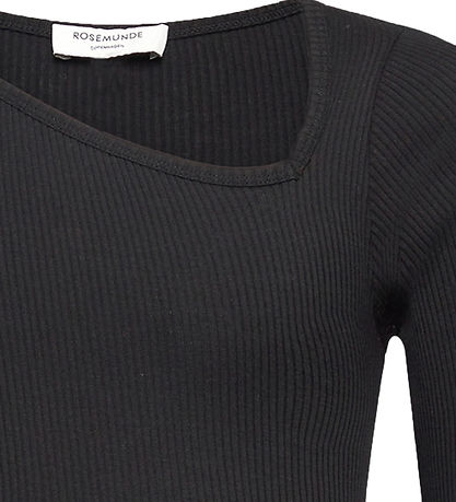Rosemunde Kjole - Rib - Sort Rosemunde Kjole - Rib - Sort