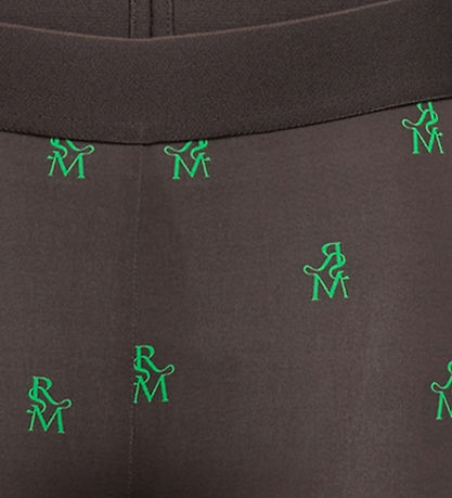 Rosemunde Leggins - Rsmn Monogram Green Print