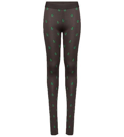 Rosemunde Leggins - Rsmn Monogram Green Print