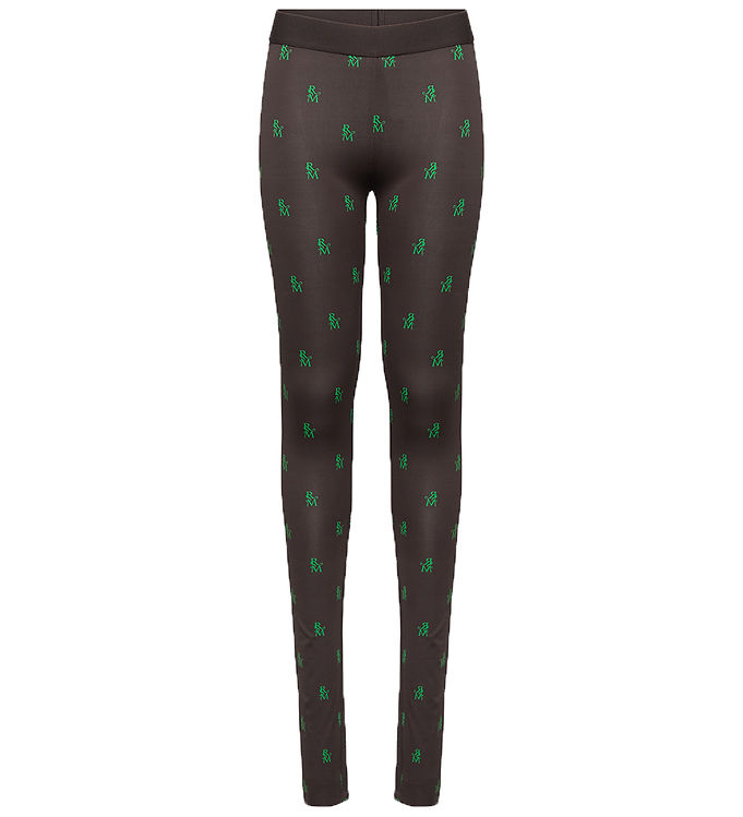 Rosemunde Leggins - Rsmn Monogram Green Print
