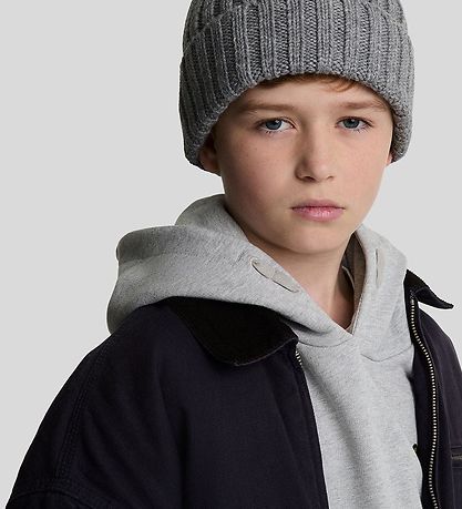 Lyle & Scott Hættetrøje - Light Grey Marl
