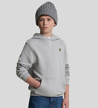 Lyle & Scott Hættetrøje - Light Grey Marl