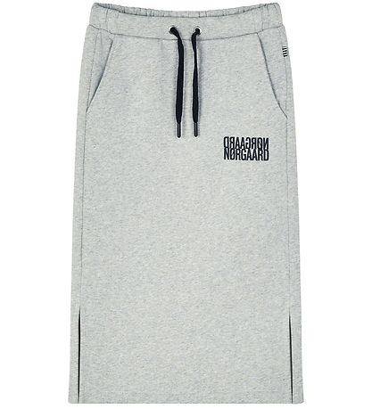 Mads Nørgaard Skirt - Sweat - Sheila - Light Grey Melange Mads Nørgaard Skirt - Sweat - Sheila - Light Grey Melange
