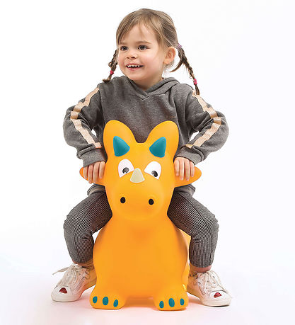 Ludi Hoppedyr - Dino - Orange Ludi Hoppedyr - Dino - Orange