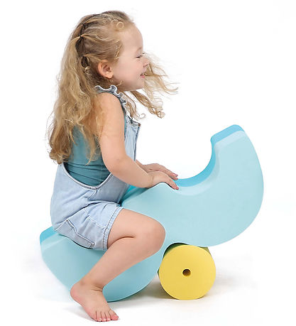 Ludi Motorikklodser - Skum - Blå/Gul Ludi Motorikklodser - Skum - Blå/Gul