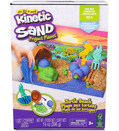 Kinetic Sand Sandsæt - 396 g - Turtle Beach Kinetic Sand Sandsæt - 396 g - Turtle Beach