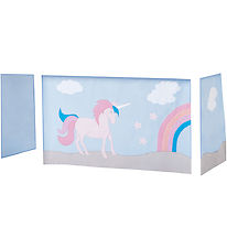 Hoppekids Forhæng Til Halvhøj Seng - 70x160 cm - Enhjørning Hoppekids Forhæng Til Halvhøj Seng - 70x160 cm - Enhjørning