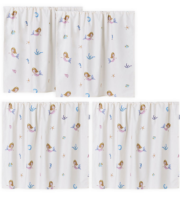Hoppekids Forhæng Til Halvhøj Seng - 70x160 cm - Little Mermaid