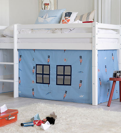 Hoppekids Forhæng Til Halvhøj Seng - 70x160 cm - Tin Soldier