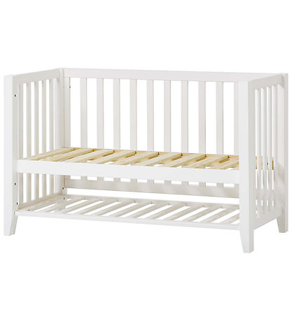 Hoppekids Babyseng - Anton - 129x69x81 cm - Hvid Hoppekids Babyseng - Anton - 129x69x81 cm - Hvid