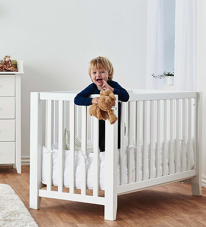 Hoppekids Babyseng - Anton - 129x69x81 cm - Hvid