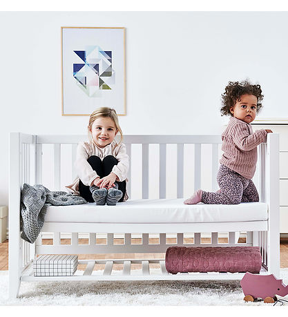 Hoppekids Babyseng - Anton - 129x69x81 cm - Hvid Hoppekids Babyseng - Anton - 129x69x81 cm - Hvid