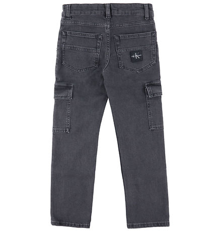 Calvin Klein Jeans - Regular Cargo - Charcoal Grey Calvin Klein Jeans - Regular Cargo - Charcoal Grey
