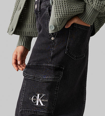 Calvin Klein Jeans - Regular Cargo - Charcoal Grey Calvin Klein Jeans - Regular Cargo - Charcoal Grey