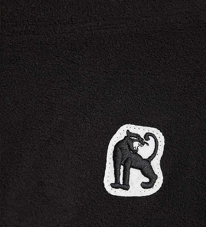 Mini Rodini Fleecebukser - Sort m. Panter Mini Rodini Fleecebukser - Sort m. Panter