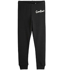 Mini Rodini Leggings - Rib - Coucou - Sort Mini Rodini Leggings - Rib - Coucou - Sort
