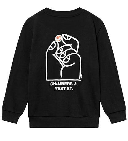 Les Deux Sweatshirt - Washington - Black/ Light Ivory Les Deux Sweatshirt - Washington - Black/ Light Ivory