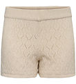 Sofie Schnoor Shorts - Strik - Jumana - Off White m. Hulmønster Sofie Schnoor Shorts - Strik - Jumana - Off White m. Hulmønster