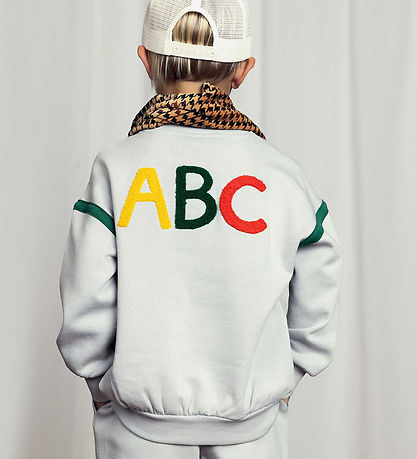 Mini Rodini Sweatshirt - ABC - Grå Mini Rodini Sweatshirt - ABC - Grå