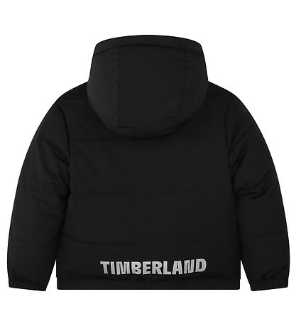 Timberland Dynejakke/Fleecejakke - Vendbar - Sort/Orange Timberland Dynejakke/Fleecejakke - Vendbar - Sort/Orange