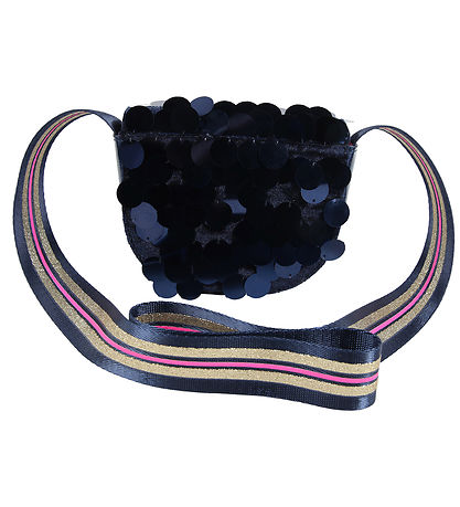 Billieblush Skuldertaske - Navy/Palietter