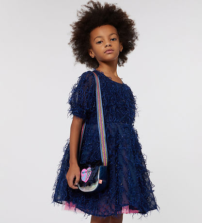 Billieblush Skuldertaske - Navy/Palietter