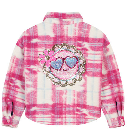 Billieblush Jakke - Long/Overshirt - Pink/Ternet