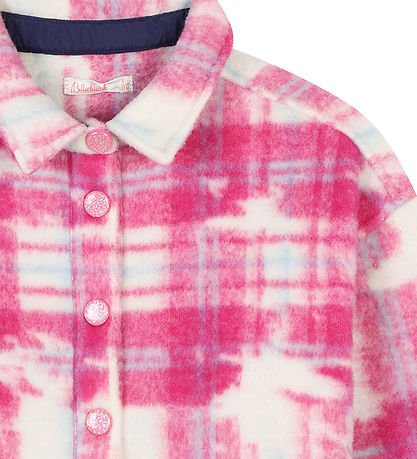 Billieblush Jakke - Long/Overshirt - Pink/Ternet